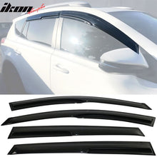 Load image into Gallery viewer, 2013-2018 Toyota RAV4 Acrylic 4PC Window Visors Tape On Rain Guard