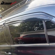 Load image into Gallery viewer, 2007-2013 Toyota Yaris Window Visors Mugen Style Smoke Tinted Acrylic