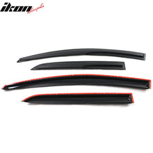 Load image into Gallery viewer, 2007-2013 Toyota Yaris Window Visors Mugen Style Smoke Tinted Acrylic