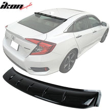 Load image into Gallery viewer, Fits 16-21 Honda Civic Sedan IK V Roof Spoiler Window Visor Smoke Wing