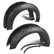 Load image into Gallery viewer, 15-18 Ford F-150 Pocket-Riveted Style Wheel Flares - Textured Black