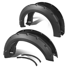 Load image into Gallery viewer, 15-18 Ford F-150 Pocket-Riveted Style Wheel Flares - Textured Black