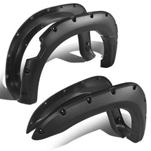 Load image into Gallery viewer, 04-14 Nissan Titan Pocket-Riveted Style Wheel Flares - Textured Matte Black