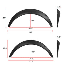 Load image into Gallery viewer, Universal Textured Matte Black Wheel Flares