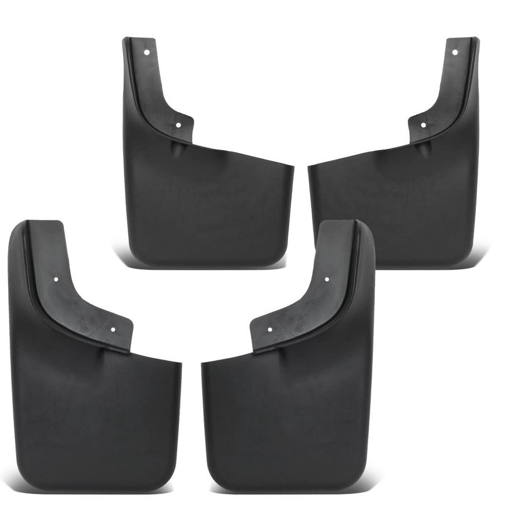 04-14 Ford F-150 Mud Guard Flaps 4pc Set Matte Black