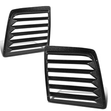 Load image into Gallery viewer, 97-17 Chevrolet Express GMC Savana Rear Window Louver 2PC Black
