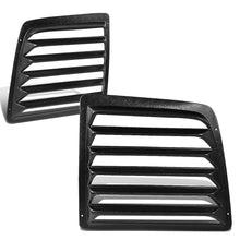 Load image into Gallery viewer, 97-17 Chevrolet Express GMC Savana Rear Window Louver 2PC Black
