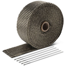 Load image into Gallery viewer, Titanium Exhaust Heat Wrap 2" x 30' Type-1 Style with Zip Ties
