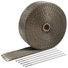 Load image into Gallery viewer, Titanium Type-1 Style Exhaust Heat Wrap 2" x 50' with Zip Ties