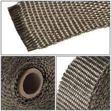 Load image into Gallery viewer, Type-2 Style Exhaust Heat Wrap Titanium 2" x 50' with Zip Ties