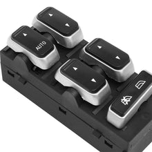 Load image into Gallery viewer, 03-08 Lincoln Town Car Power Window Switch Driver Side Black