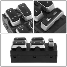 Load image into Gallery viewer, 03-08 Lincoln Town Car Power Window Switch Driver Side Black