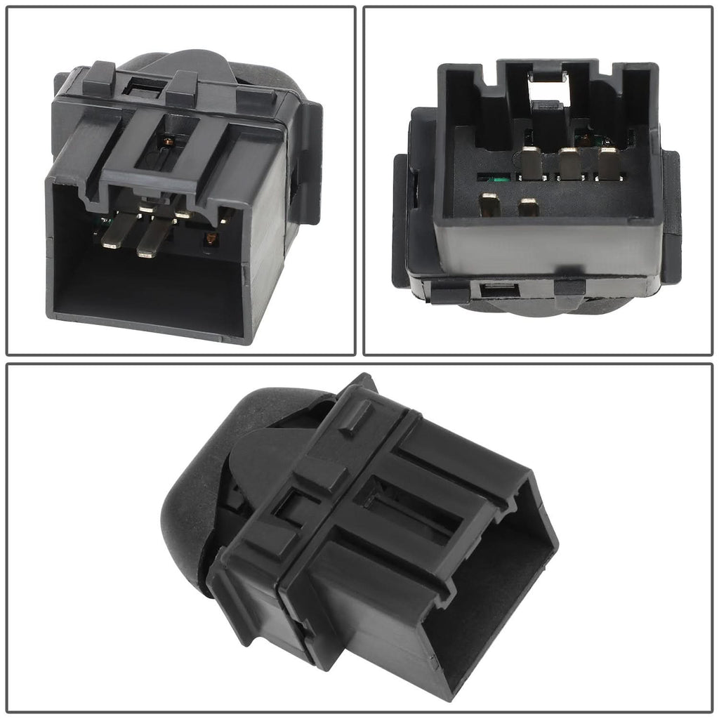 2003-2008 Ford Crown Victoria Power Window Switch Rear Side Black