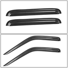 Load image into Gallery viewer, 00-04 Nissan Frontier Carbon Fiber Pattern Window Visors 4pc Set