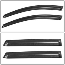 Load image into Gallery viewer, 2010-2013 Mazda 3 Carbon Fiber Pattern Window Visors 4PCS