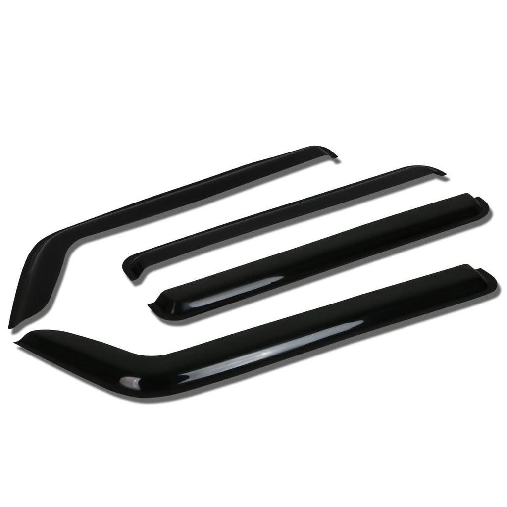 06-10 Hummer H3 Window Visors 4-Piece Set Dark Smoke