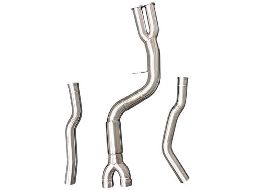 MAD BMW F87 M2C S55 Single Midpipe Resonated W/ Brace