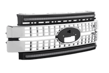 Load image into Gallery viewer, FORD SD 17-19 GRILLE CHROME AMBER DRL