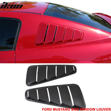 Load image into Gallery viewer, 2005-2009 Ford Mustang 5 Vents Quarter Rear Side Window Louver ABS