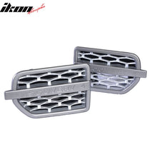 Load image into Gallery viewer, Fits 10-12 Lr4 Discovery 4 Chrome Front Mesh Side Vent Grille