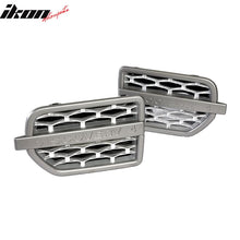 Load image into Gallery viewer, Fits 10-12 Lr4 Discovery 4 Chrome Front Mesh Side Vent Grille