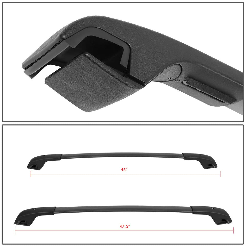 2015-2020 Jeep Renegade Roof Rack Cross Bar - Matte Black