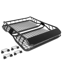 Load image into Gallery viewer, 36" Roof Cargo Basket w/ Wind Fairing - Black