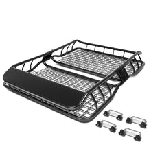 Load image into Gallery viewer, 36" Roof Cargo Basket w/ Wind Fairing - Black