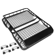 Load image into Gallery viewer, 36" Roof Cargo Basket w/ Wind Fairing - Black