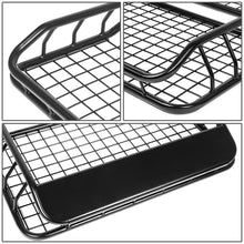 Load image into Gallery viewer, 36" Roof Cargo Basket w/ Wind Fairing - Black