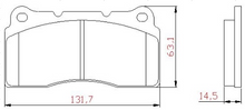 Load image into Gallery viewer, Yellow Speed Racing High Performance OE+ Front Brake Pads
