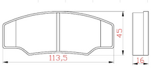 Load image into Gallery viewer, Yellow Speed Racing Competition Compound Rear Brake Pads