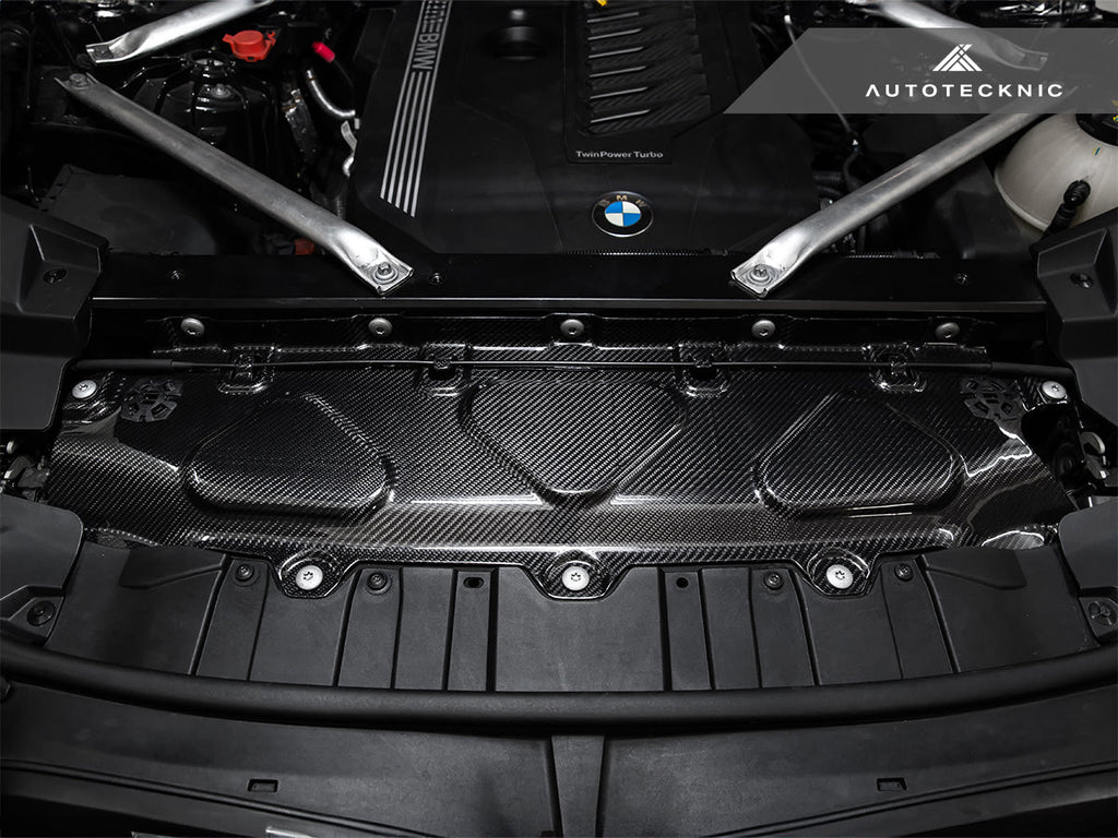 AutoTecknic Dry Carbon Fiber Cooling Shroud - F95 X5M | F96 X6M | G09 XM