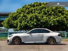 Load image into Gallery viewer, AutoTecknic Dry Carbon Side Skirt Extension Set - G87 M2