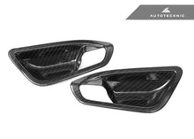 Load image into Gallery viewer, AutoTecknic Dry Carbon Interior Door Handle Trim Set - F87 M2 | F22 2-Series | F20 1-Series