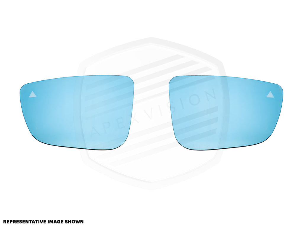 ApexVision Blue Tinted Side View Mirror Glass Set - F15 X5 | F16 X6