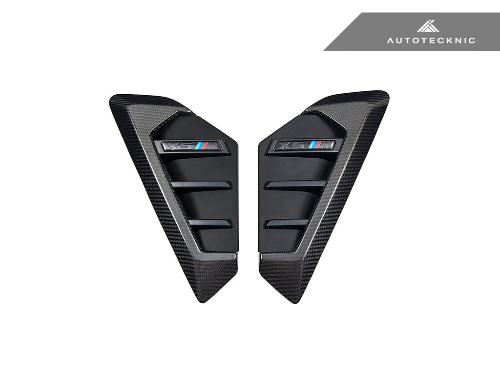 AutoTecknic Dry Carbon Side Vent Set - F95 X5M LCI