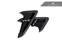 Load image into Gallery viewer, AutoTecknic Dry Carbon Gloss Black Fender Trim Set - F97 X3M | F98 X4M