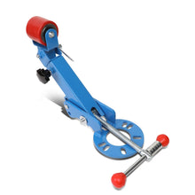Load image into Gallery viewer, Adjustable Fender Roller with Lug Nut Spacer Rings - Blue