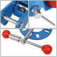 Load image into Gallery viewer, Adjustable Fender Roller with Lug Nut Spacer Rings - Blue