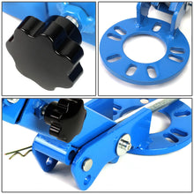 Load image into Gallery viewer, Adjustable Fender Roller with Lug Nut Spacer Rings - Blue