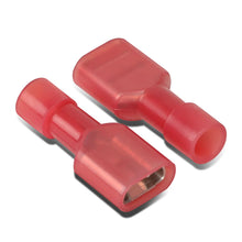 Load image into Gallery viewer, Female Spade Quick Disconnect Connectors 100PCS Crimp Style 1/4"