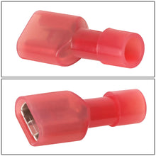 Load image into Gallery viewer, Female Spade Quick Disconnect Connectors 100PCS Crimp Style 1/4"