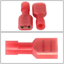 Load image into Gallery viewer, Female Spade Quick Disconnect Connectors 100PCS Crimp Style 1/4"
