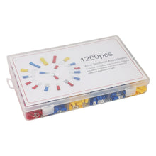 Load image into Gallery viewer, Wire Terminal Assortment Kit 1200 Pieces 22-16 14-16 10-12 AWG
