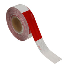 Load image into Gallery viewer, 150ft DOT-C2 Conspicuity Tape Roll 6" Red White Sections