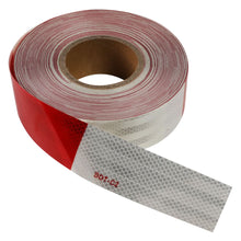 Load image into Gallery viewer, 150ft DOT-C2 Conspicuity Tape Roll 6" Red White Sections