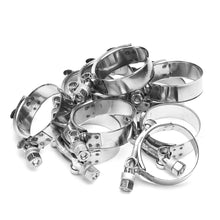 Load image into Gallery viewer, 2" Stainless Steel T-Bolt Clamps 10-Pack