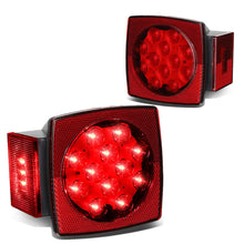 Load image into Gallery viewer, 12V Trailer Lights Red Under 80" Wide Applications