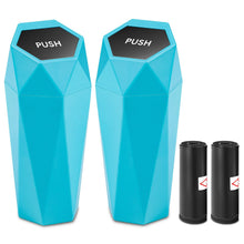 Load image into Gallery viewer, Vehicle-Mounted Garbage Can - Tiffany Blue - 2PC